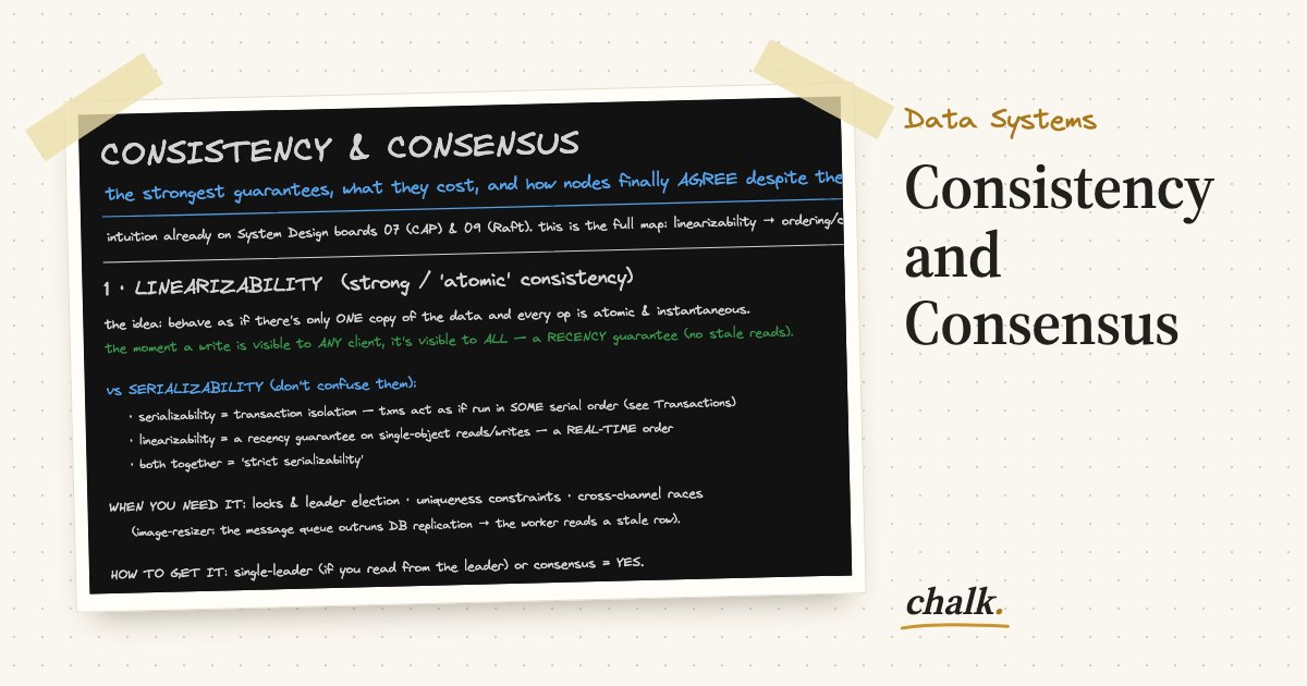 Open the full board: Consistency and Consensus