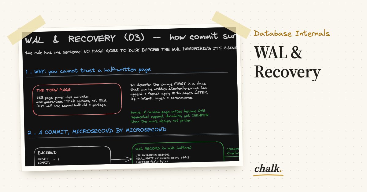 Open the full board: WAL & Recovery