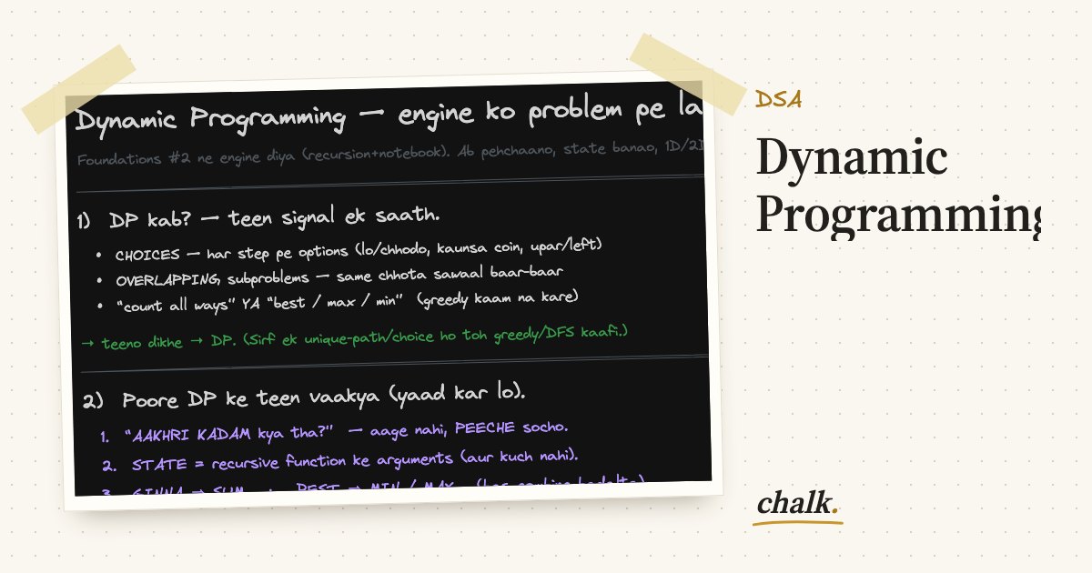 Open the full board: Dynamic Programming