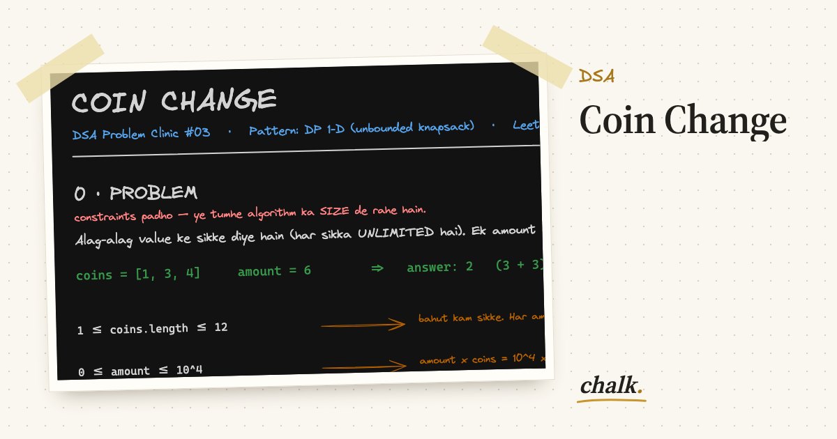 Open the full board: Coin Change