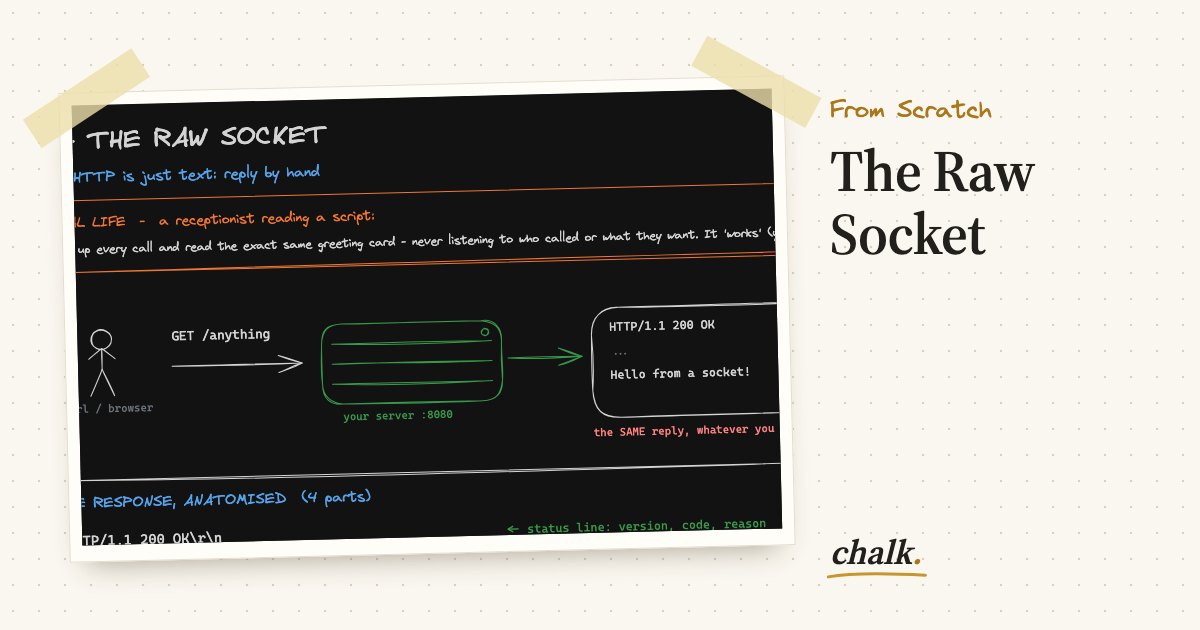 Open the full board: The Raw Socket