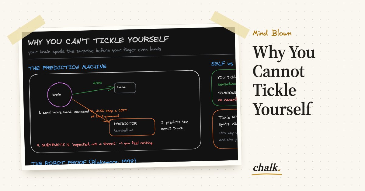 Open the full board: Why You Cannot Tickle Yourself