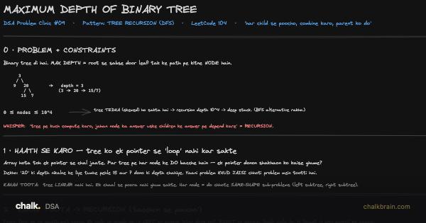 Maximum Depth of Binary Tree