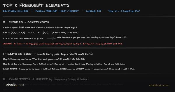Top K Frequent Elements